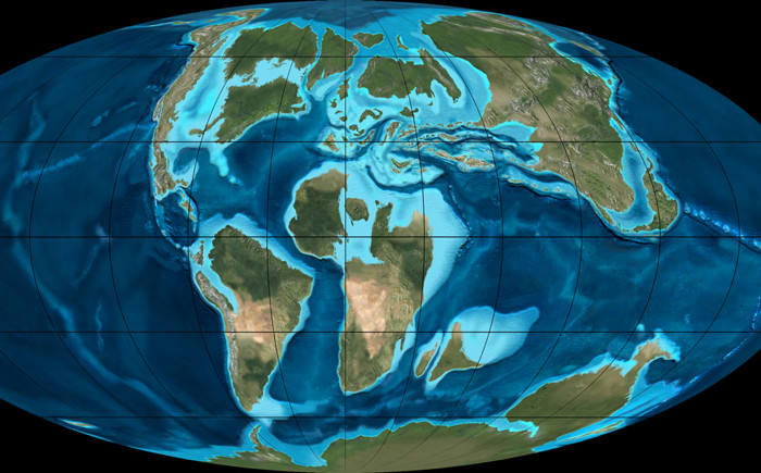 late Cretaceous world